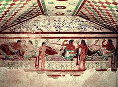 Tomb of the Leopards, Etruscan, Italy