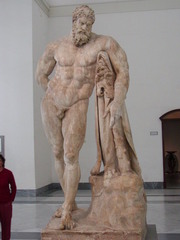 Weary Herakles, Late classical, Naples Museum
