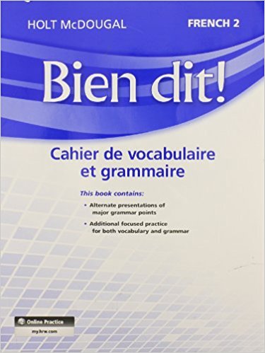Bien dit!: Vocabulary and Grammar Workbook